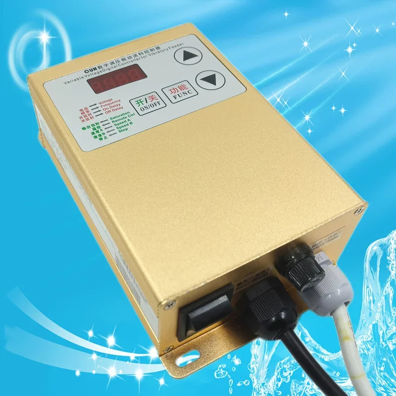 Kechuanghu CUN-SDVC20-L 디지털 전압 조정 380V/10A 진동 공급 고전력 컨트롤러