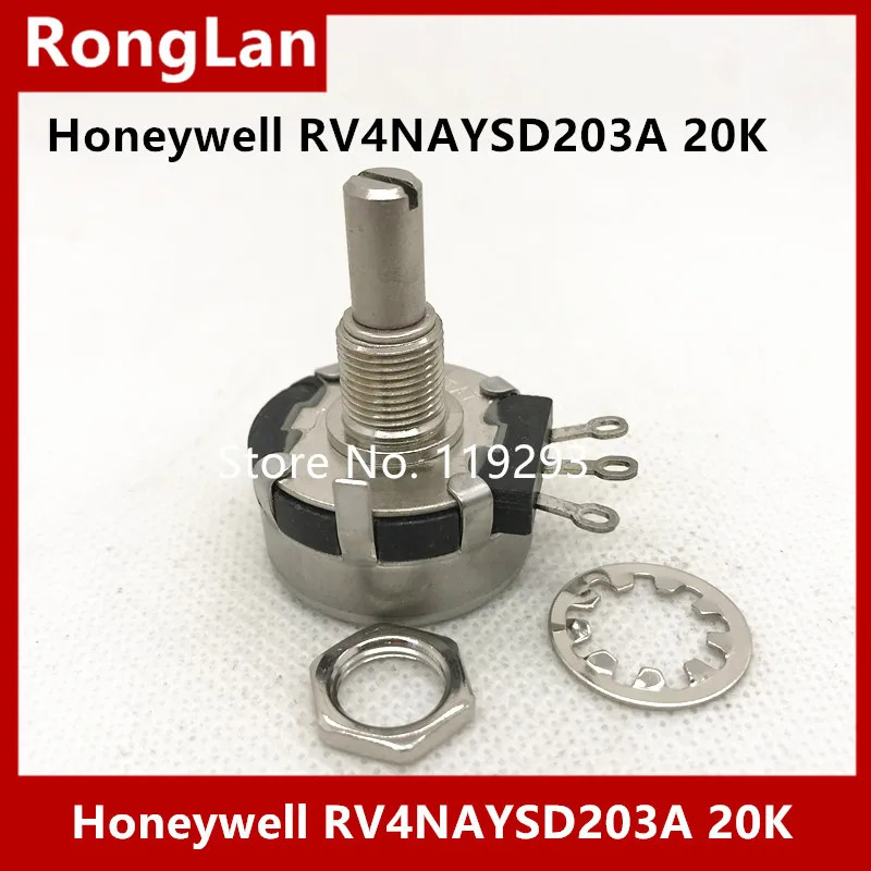 멕시코 허니웰 RV4NAYSD203A 20K A20K 전위차계 핸들 긴 2X6.4MM-2PCs