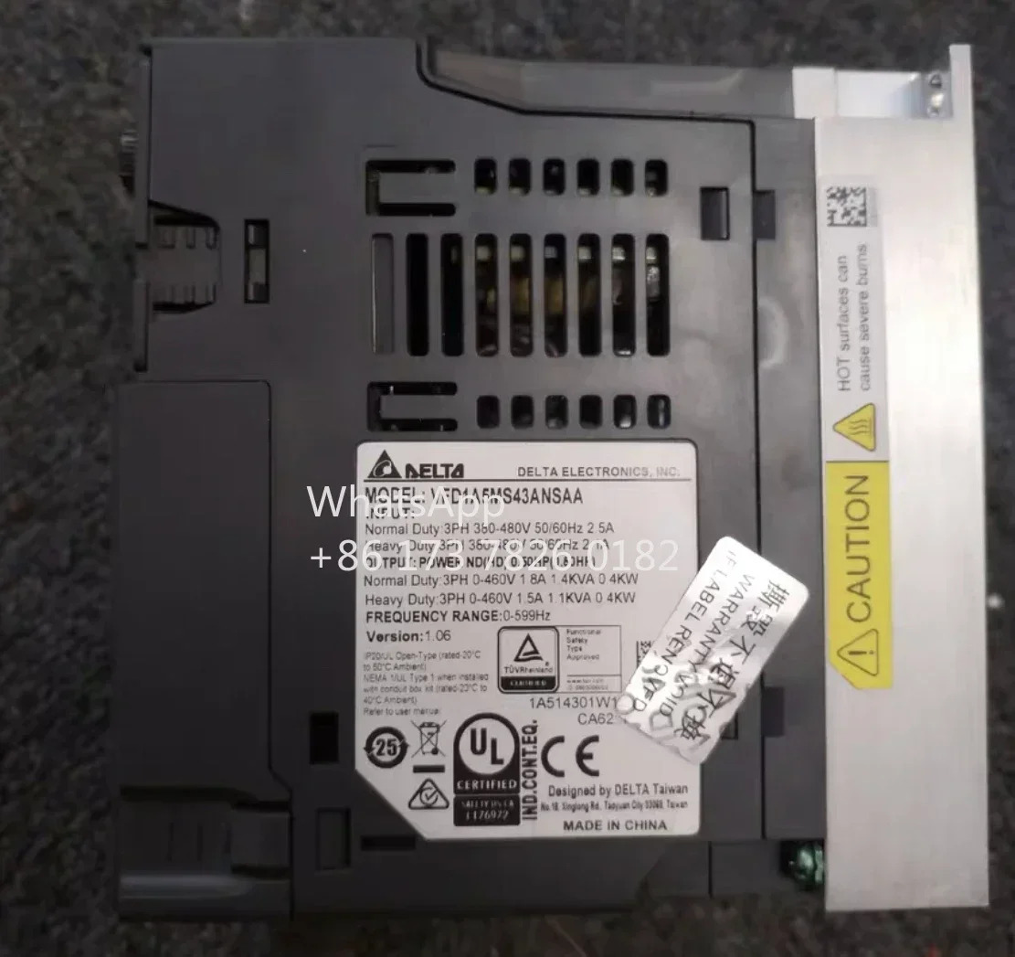 리퍼 주파수 변환기 VFD1A5MS43ANSAA MS300 시리즈 0.4kw 380V 기능 패키지