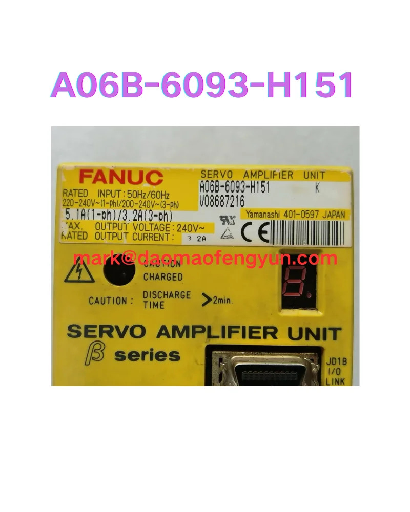 A06B-6093-H151 리퍼 서보 드라이브 완료