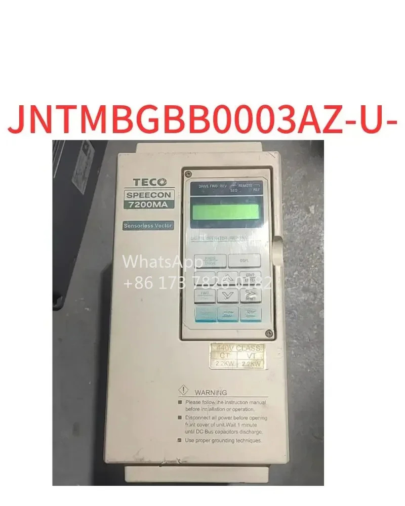 리퍼 주파수 변환기 JNTMBGBB0003AZ-U- 2.2 kw 380V 정상 기능