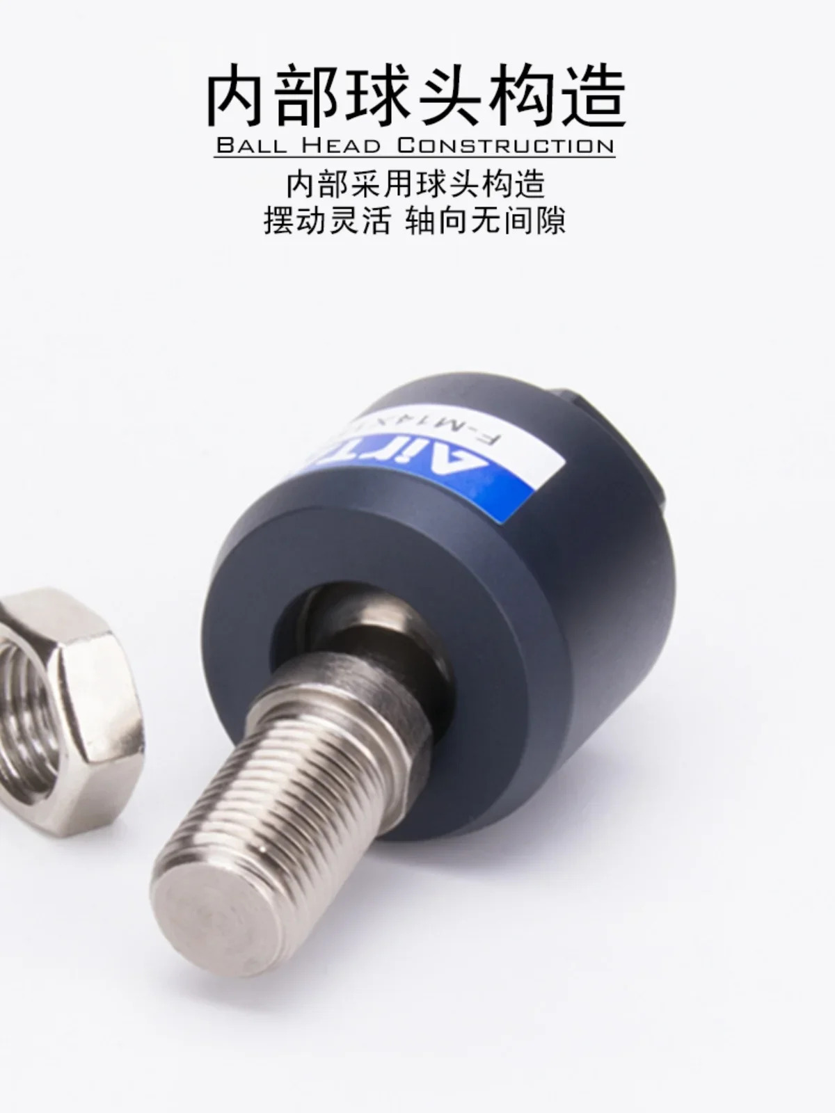 AirTAC 플로팅 조인트 범조인트 F-M10 M12 M8X125F/M16 M6 M18 M20X150F
