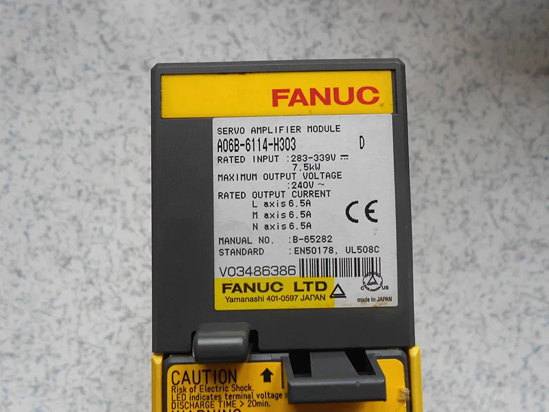 A06B-6114-H303 CNC 기계Fanuc 서보 드라이브 증폭기 모듈