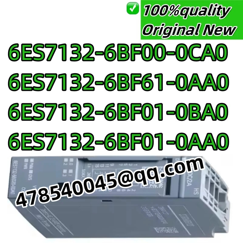 새제품 산업용 6ES7132-6BF00-0CA0 6ES7132-6BF61-0AA0 6ES7132-6BF01-0BA0 6ES7132-6BF01-0AA0