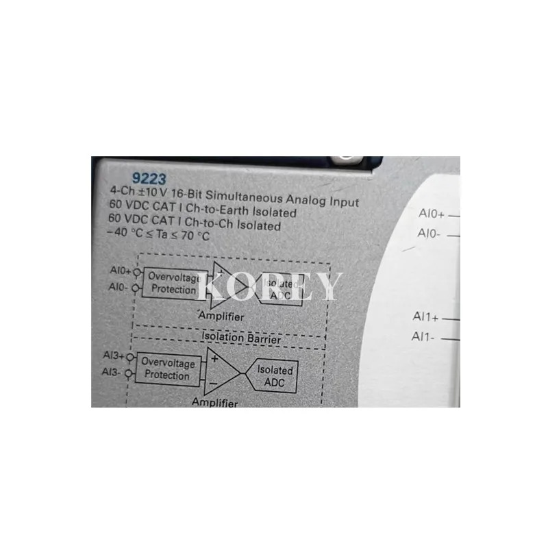 NI-9223 동기 4 채널 모듈 783284-01 781398-01BNC 또는 볼트 터미널 포장