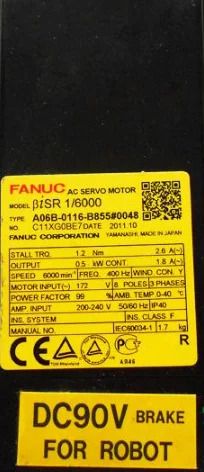 A06B-0116-B855 0048 CNC 기계리퍼 FANUC AC 서보모터
