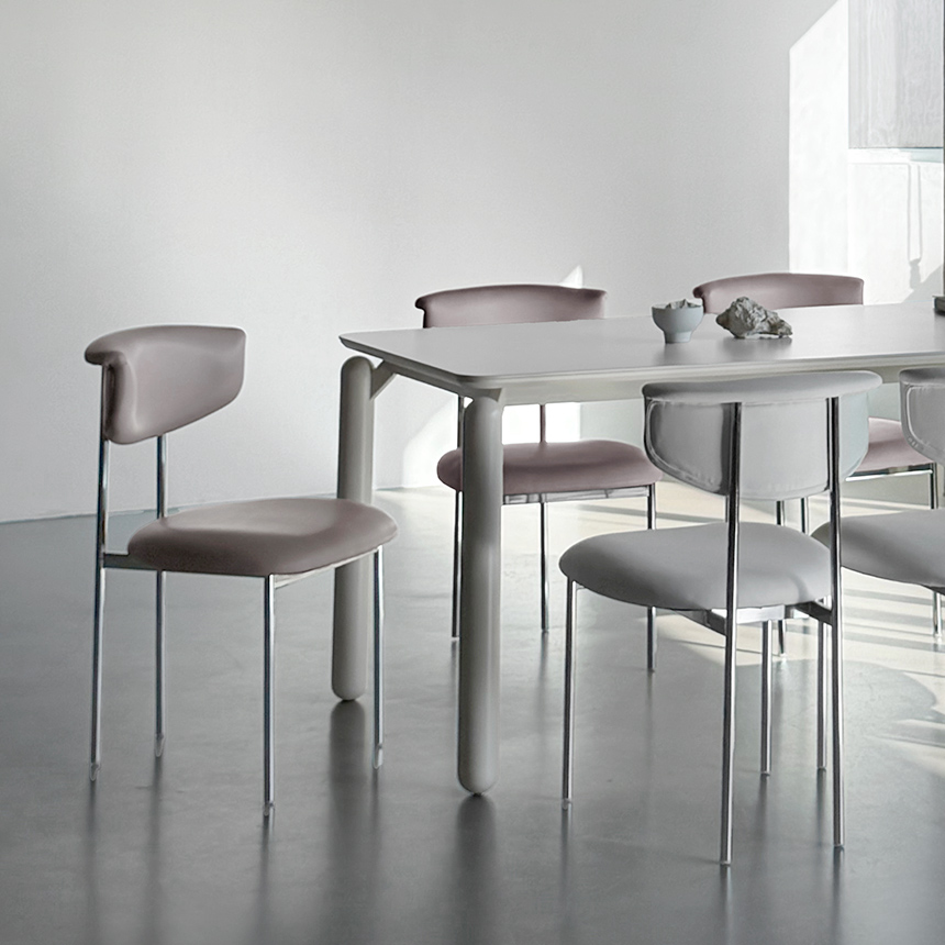 로포텐 취리히 식탁의자 편한 인테리어 가죽 테이블 의자 카페 디자인