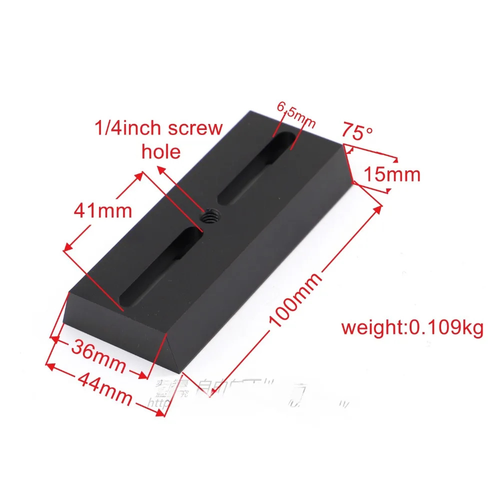 경량 더브테일 천체 망원경 적도 카메라 삼각대 연결 소형 블랙 1/4 나사 구멍 10cm