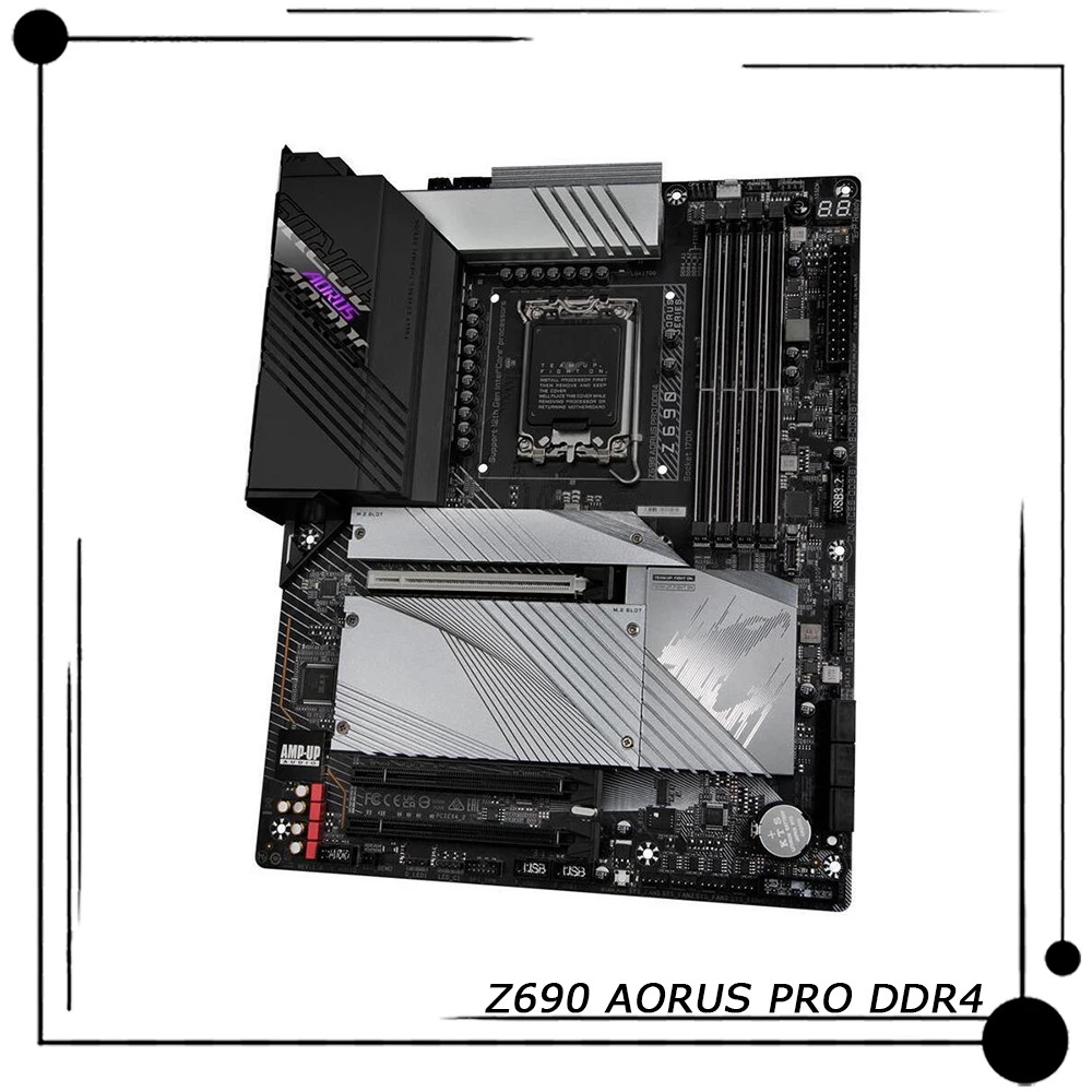 Gigabyte호환Z690 LGA1700 지원 12번째 CPU 128GB 데스크탑 마더보드 Z690 AORUS PRO DDR4