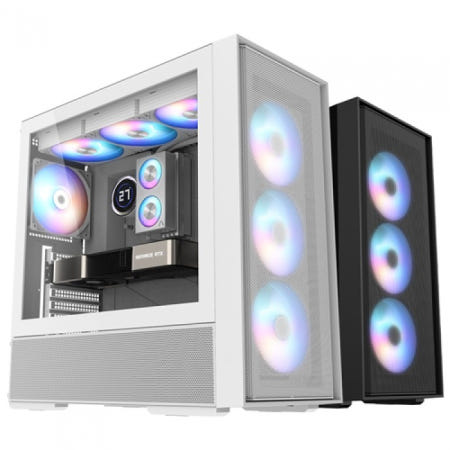 쓰리알 3RSYS RX300 ARGB 화이트 미들타워 PC케이스