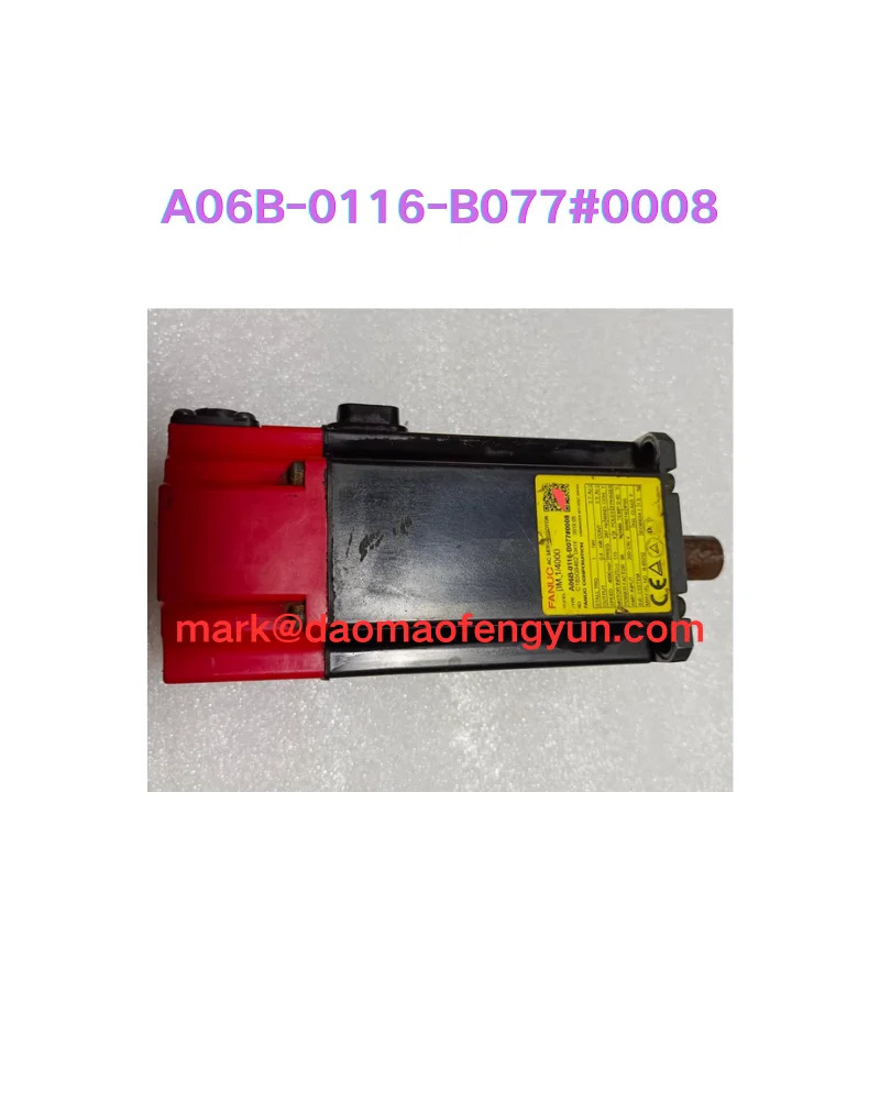 A06B-0116-B077 0008 리퍼 서보모터 OK
