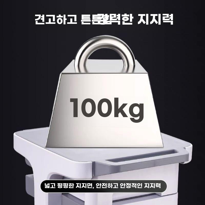 이동식 트롤리 치과피부관리 장비 전용 다층 수납 카트 - 상세 이미지 5