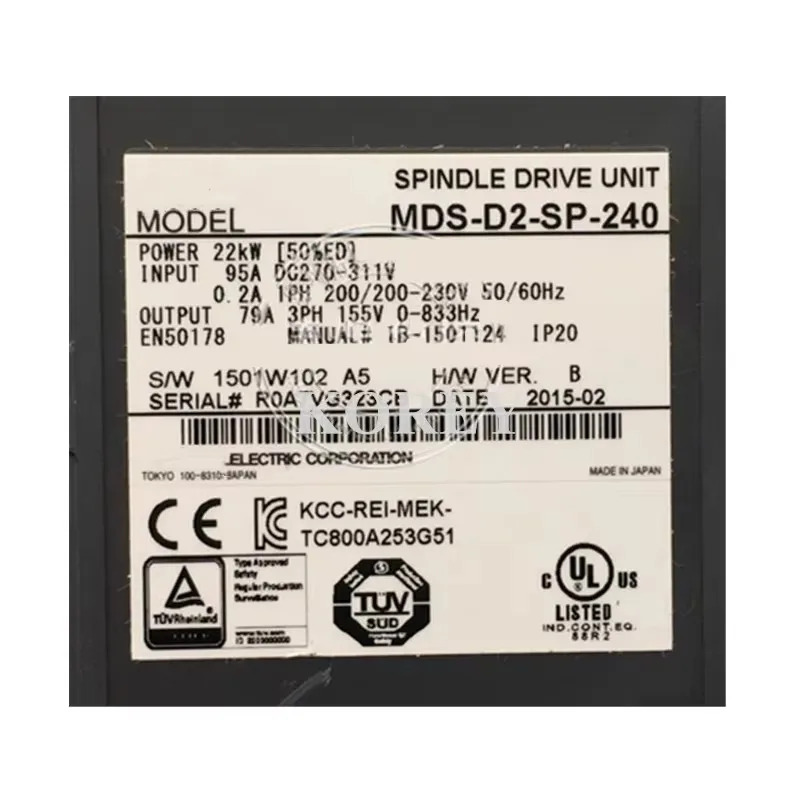 스핀들 드라이버 유닛 MDS-D-SP-200 MDS-D-SP-160 MDS-D-SP-240 MDS-D2-SP-240 MDS-D-CV-370 MDS-D2-CV-370 MDS-D2-