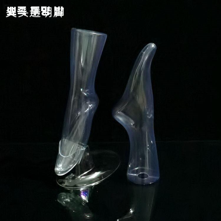 투명 PVC 여성 다리 양말 진열용 발모형 디스플레이 - 상세 이미지 3