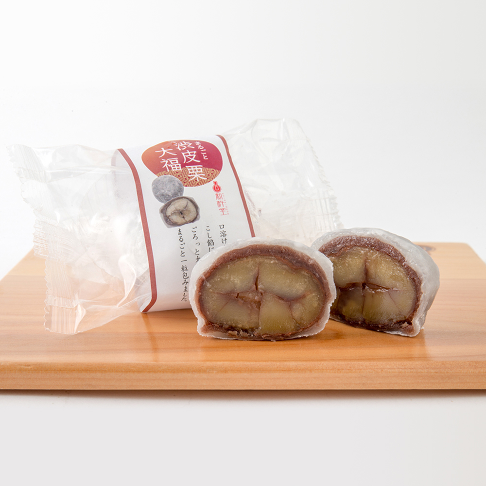 [NEW] 신키네도 밤 모찌 다이후쿠 220g, 일본 79년 전통 수제 화과자 - 상세 이미지 4