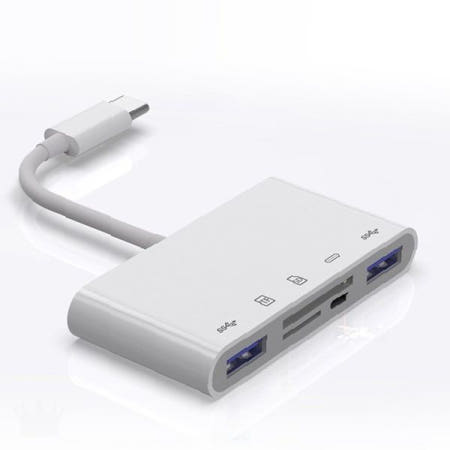 5포트 동시 연결 메모리 변환 젠더 대용량 파일 이동 차량 블랙박스 데이터 백업