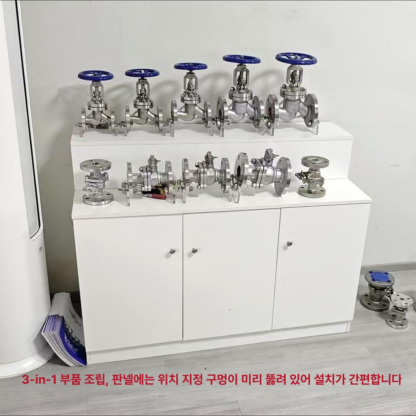 계단식 전시 소품 다용도 선반 인테리어 단면 감성 원형 송판 계단 거치대 문 촬영 진열대 - 상세 이미지 3