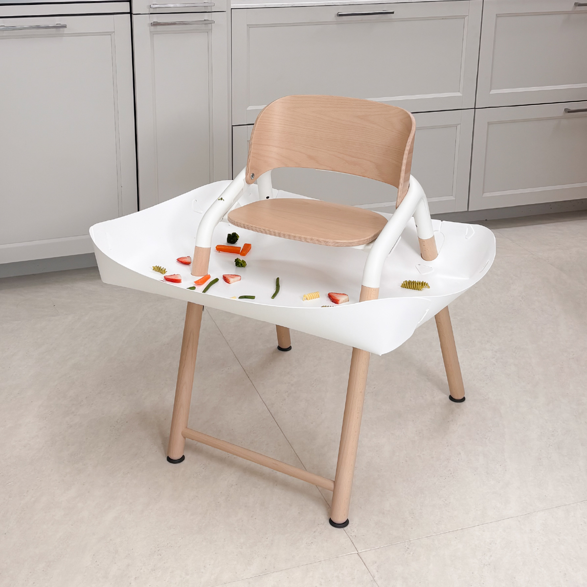 푸드캐처 캐치 자기주도 이유식 받침대 트립트랩 화이트
