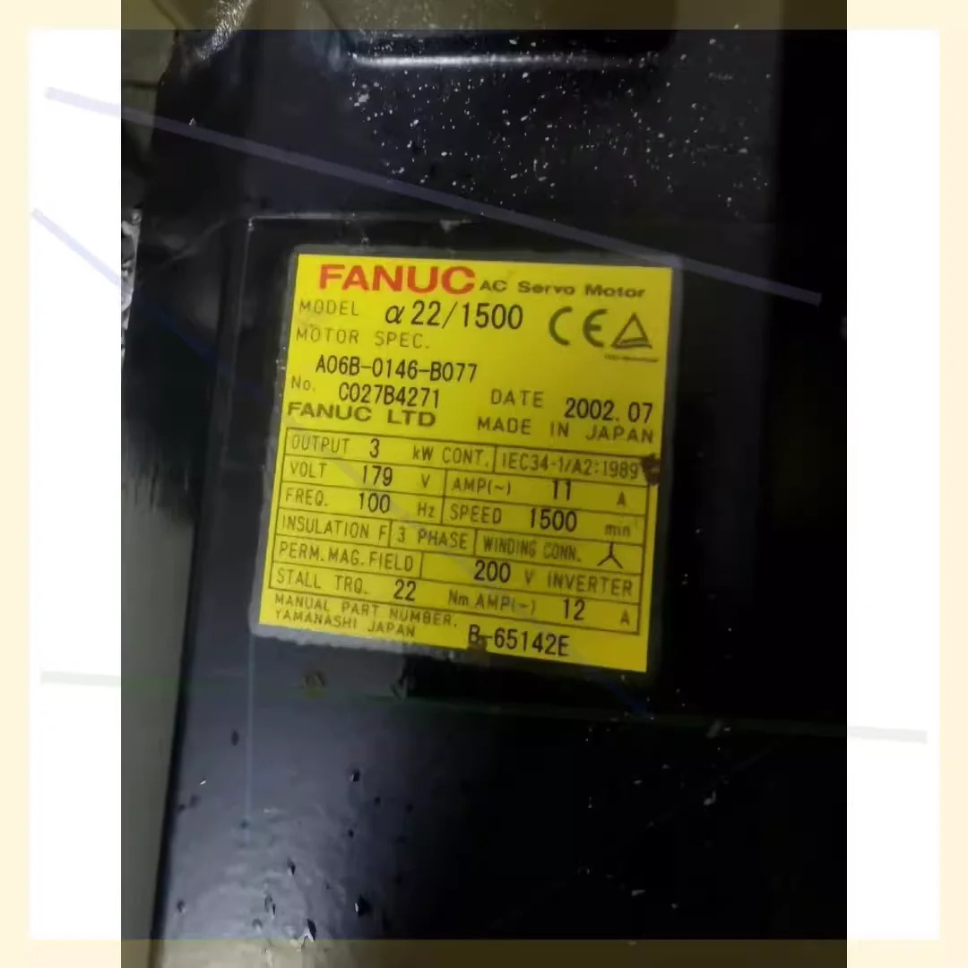 A06B-0146-B077 Fanuc 서보모터 리퍼 완료 Ok