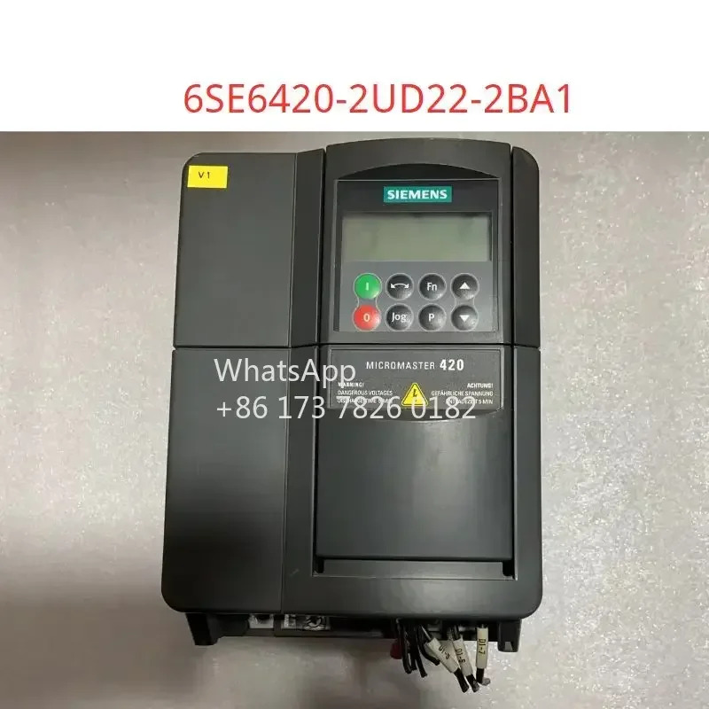 6SE6420-2UD22-2BA1 리퍼 MICROMASTER 420/440 프레임 크기 B표준 조작 패널 6SE6420 2UD22 2BA1