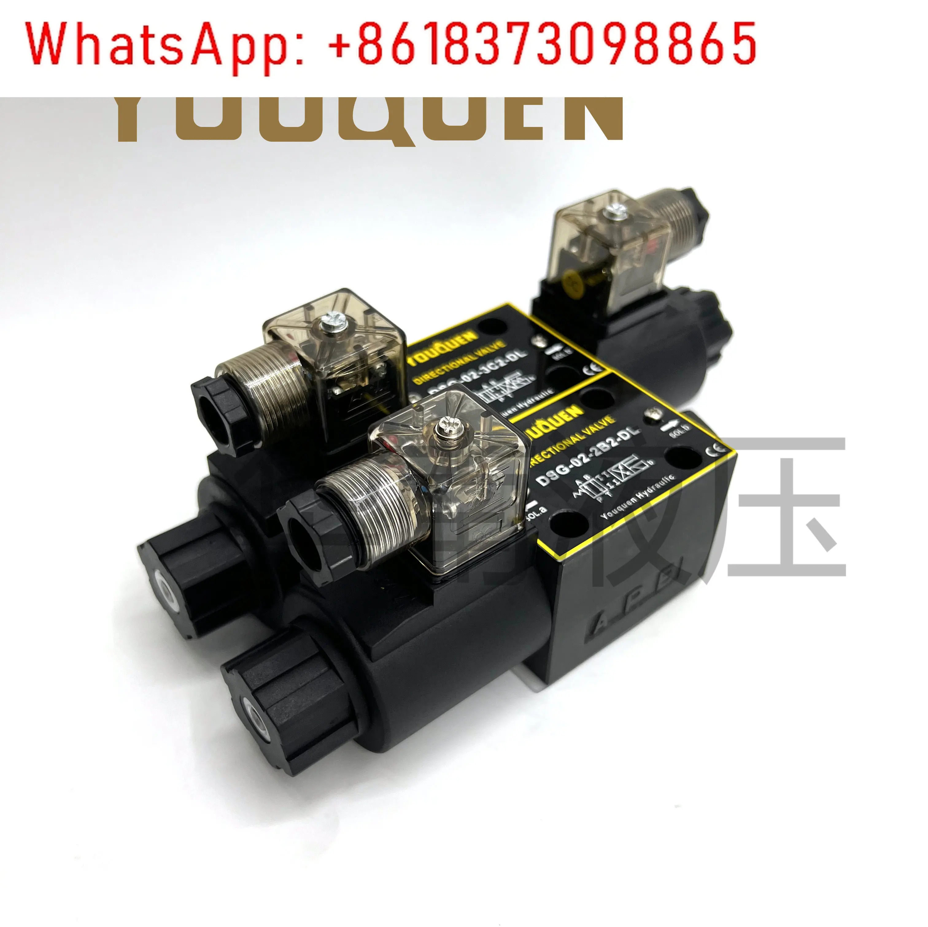 Youkun 유압 단일 헤드 솔레노이드 방향 밸브 DSG-02-2B2/2B2B/2B3B/3C2-DLA220/D24V