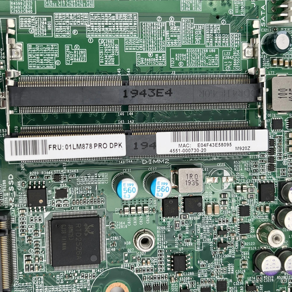 올인원 마더보드ThinkCentre M920z AIO IQ30SV 01LM878 01LM465
