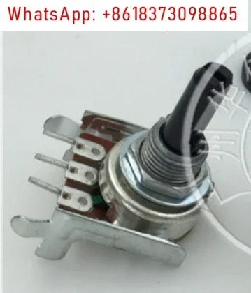 40pcs QSC 증폭기 볼륨 전위차계 RK161 수평 단일 B252 B2.5K 핸들 20MMF 0도 캡