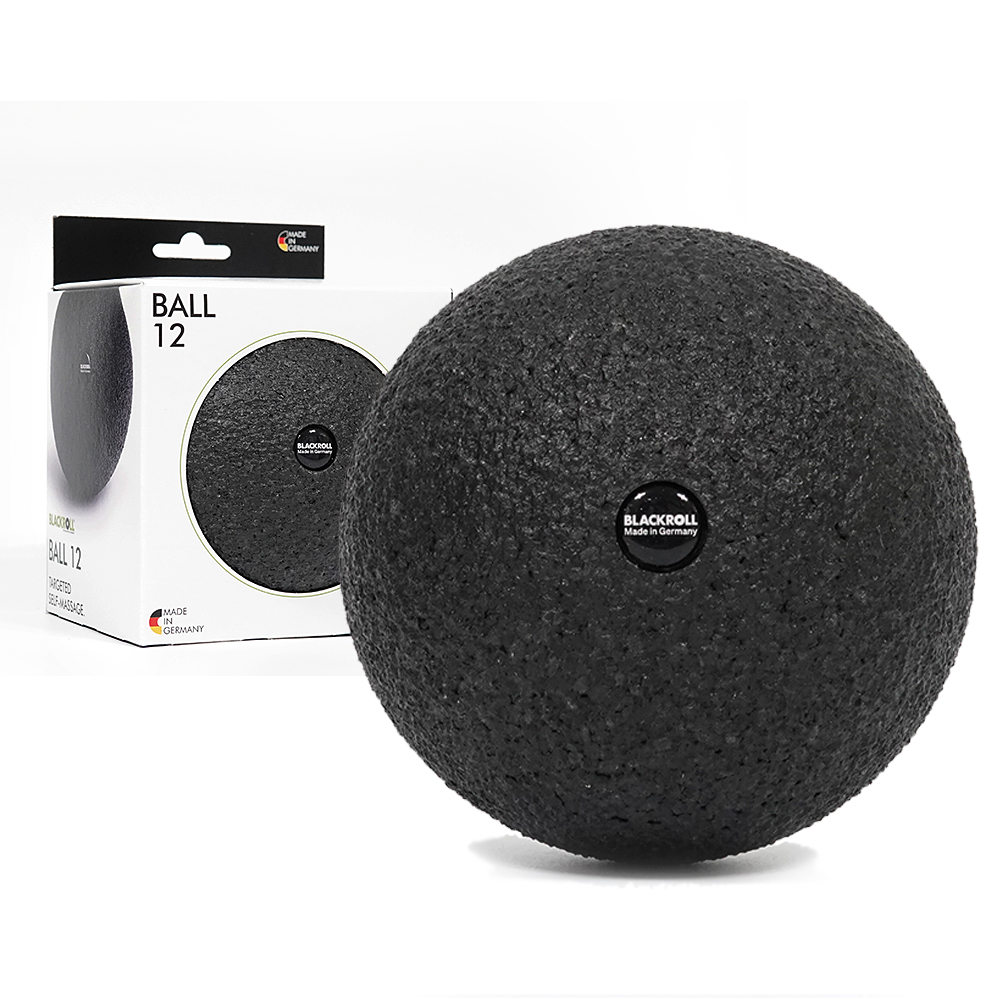 독일 블랙롤 마사지볼 12cm 빅 종아리 어깨 뭉친 근육 운동 전후 근막 이완 이미지 3
