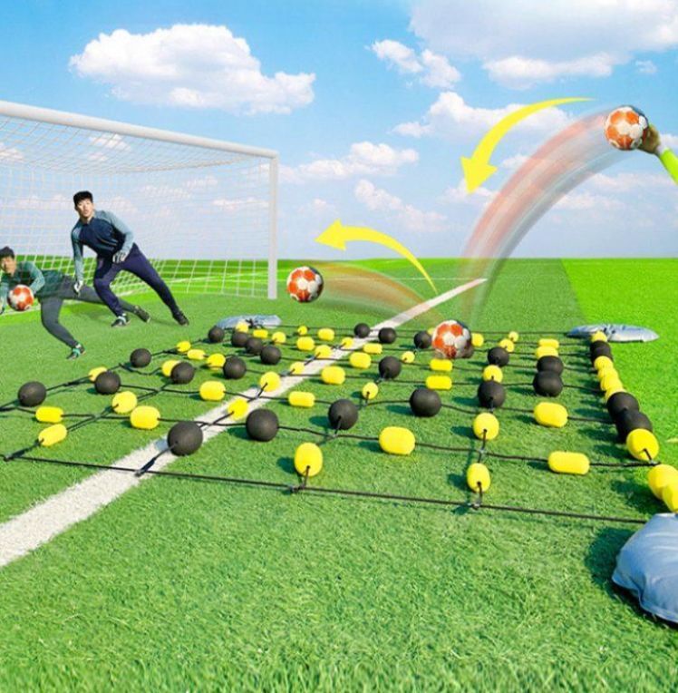골키퍼 훈련 장비 체인 골대 슈팅 풋살 축구 스포츠 트레이닝 네트 훈련용품 - 상품 이미지