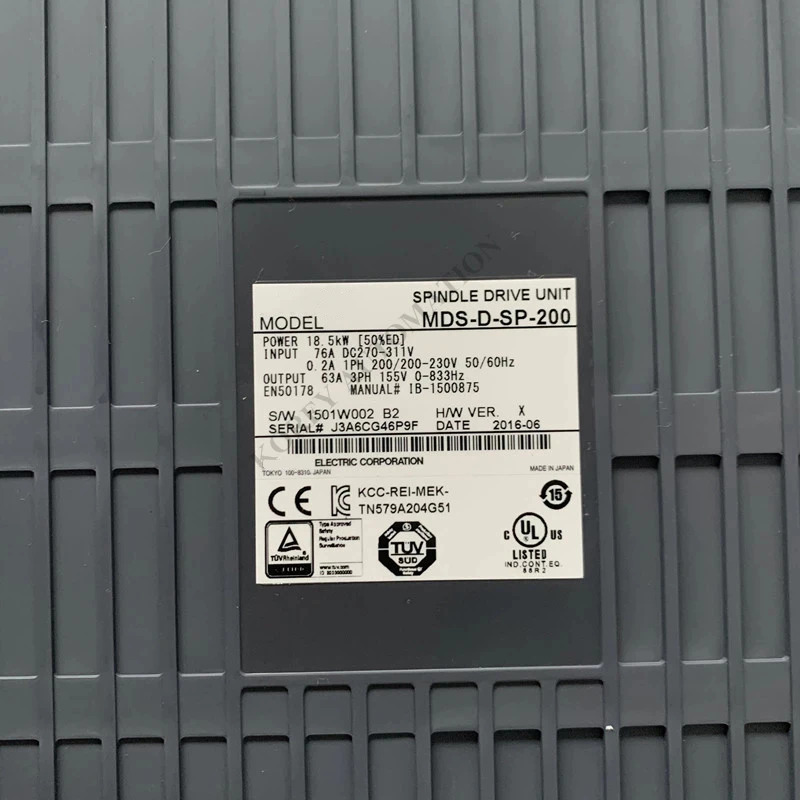 스핀들 드라이버 유닛 MDS-D-SP-200 MDS-D-SP-160 MDS-D-SP-240 MDS-D2-SP-240 MDS-D-CV-370 MDS-D2-CV-370 MDS-D2-