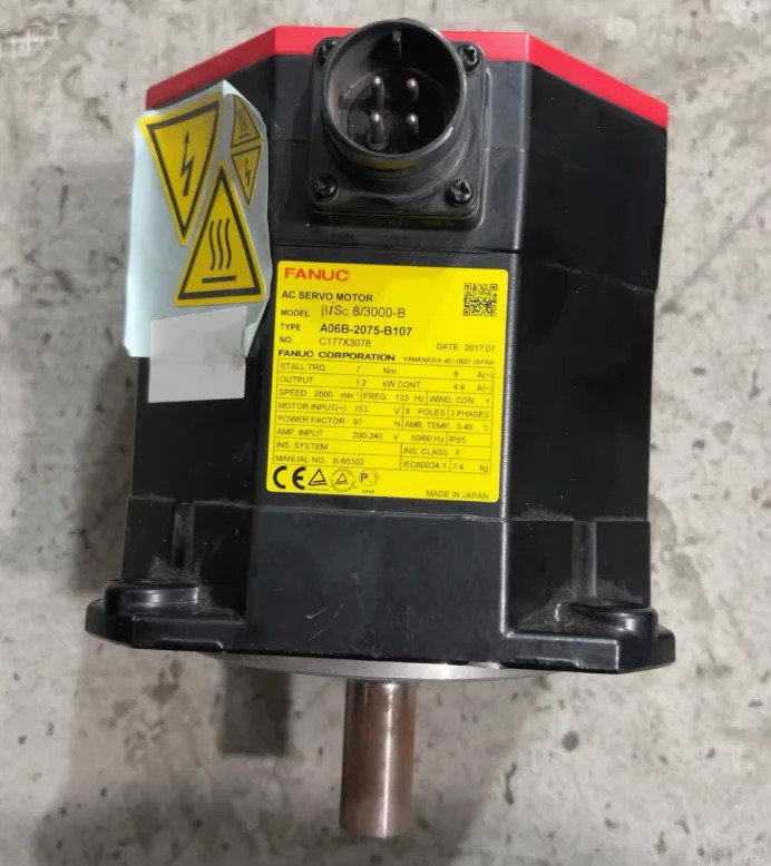 A06B-2075-B107 리퍼 서보모터 OK