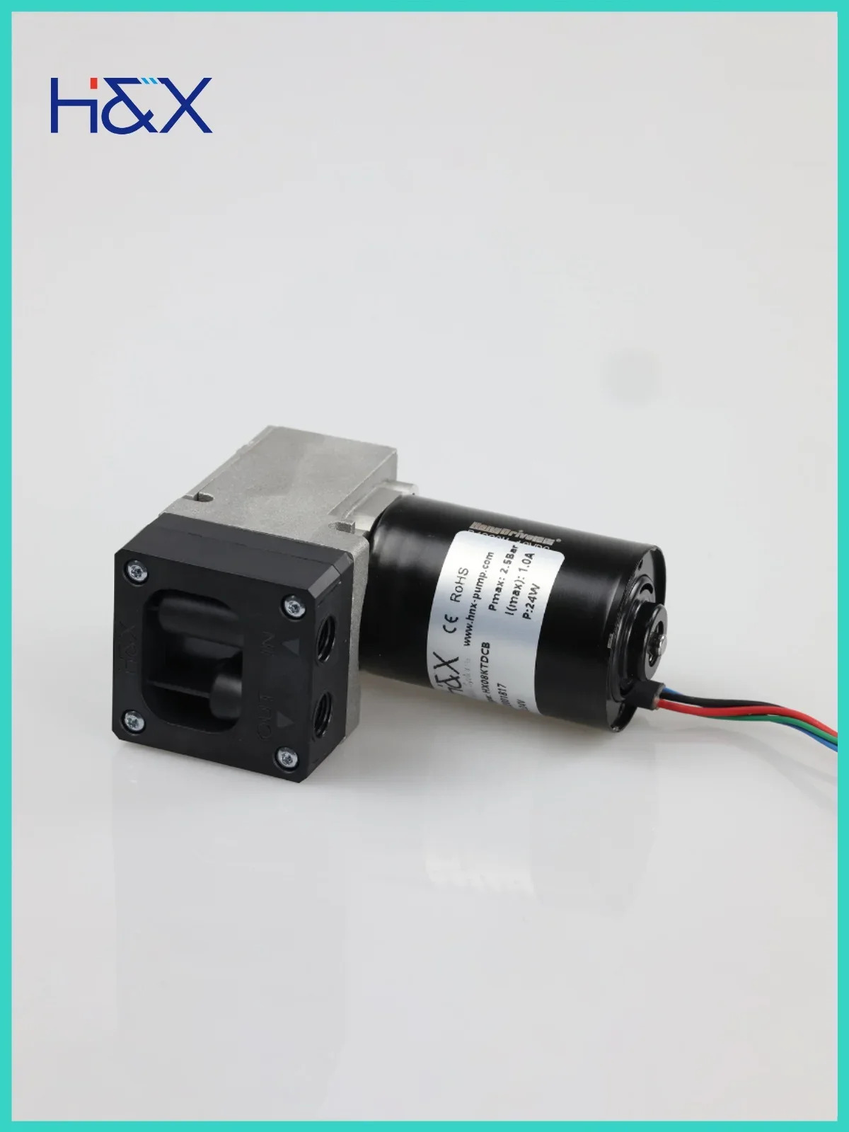 8.5L/min DC 브러시리스 마이크로 다이어프램 고진공 C연도 샘플링 펌프 에어