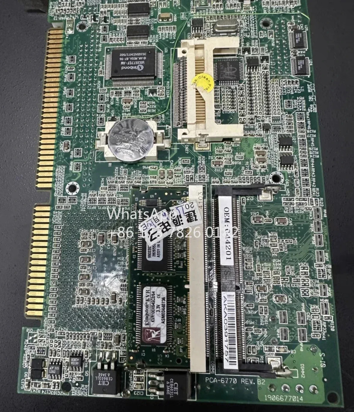 리퍼 PC 마더보드 PCA-6770 rev. 비 2