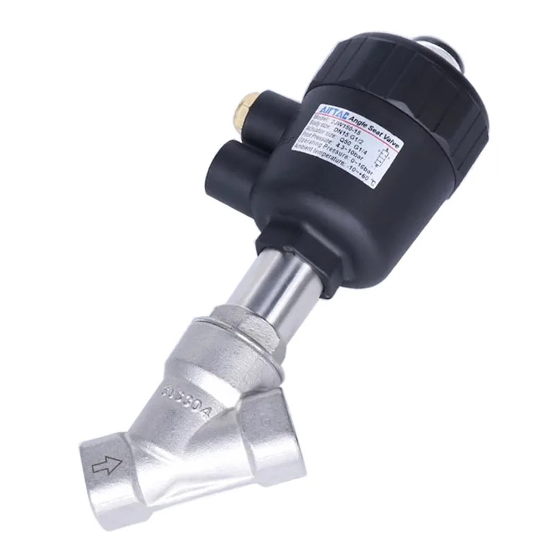 AIRTAC 304 스테인레스 스틸 2JW 앵글 시트 밸브 2/2 웨이 2JW150-10 15/200 250-25/320-32Q40/50/63/80 유체 제어