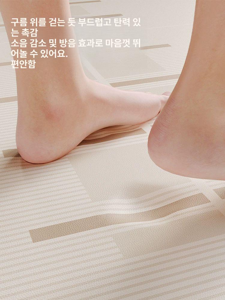 방수카페트 거실 카페트 매트바닥 방수 먼지없는 애견 심플클린 단모 미끄럼방지 - 상세 이미지 5