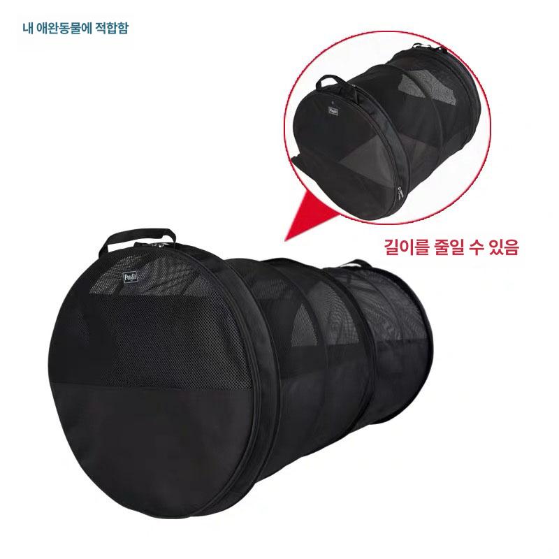 고양이 강아지 차량용 케이지 카시트 캐리어 블랙 - 상세 이미지 4