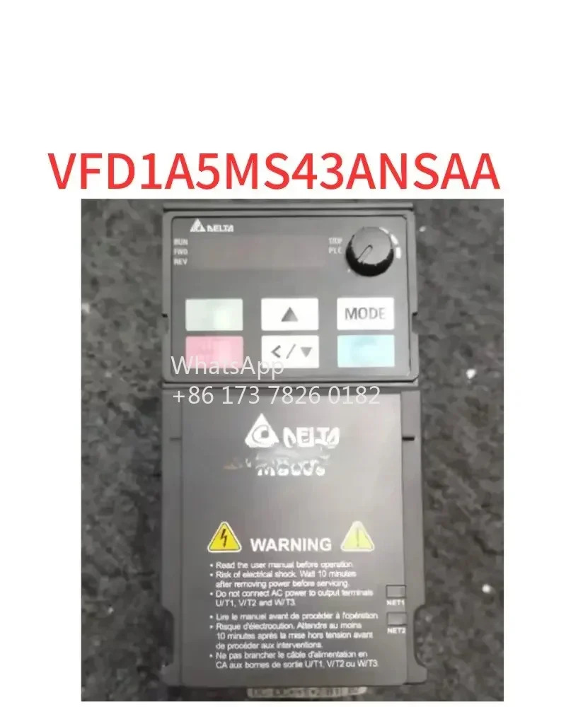 리퍼 주파수 변환기 VFD1A5MS43ANSAA MS300 시리즈 0.4kw 380V 기능 패키지