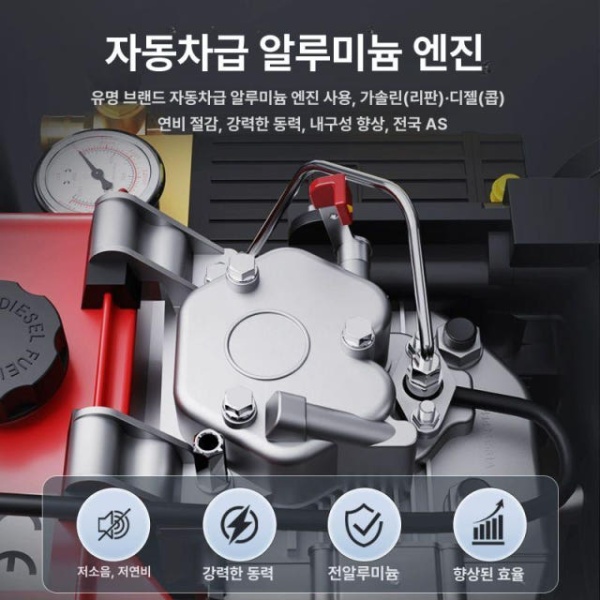 강력 파이프 스프링 세척기 고압 배관 청소 도구 하수구 전문 헤드 4.6kW 20L 헤드 3.0kW 20L - 상세 이미지 3
