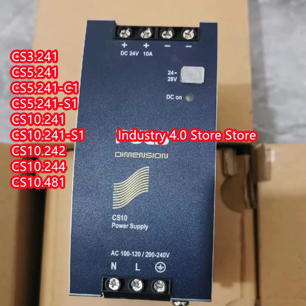 DIN 레일 전원공급장치오리지널 CS10.244CS10.481 단상 시스템