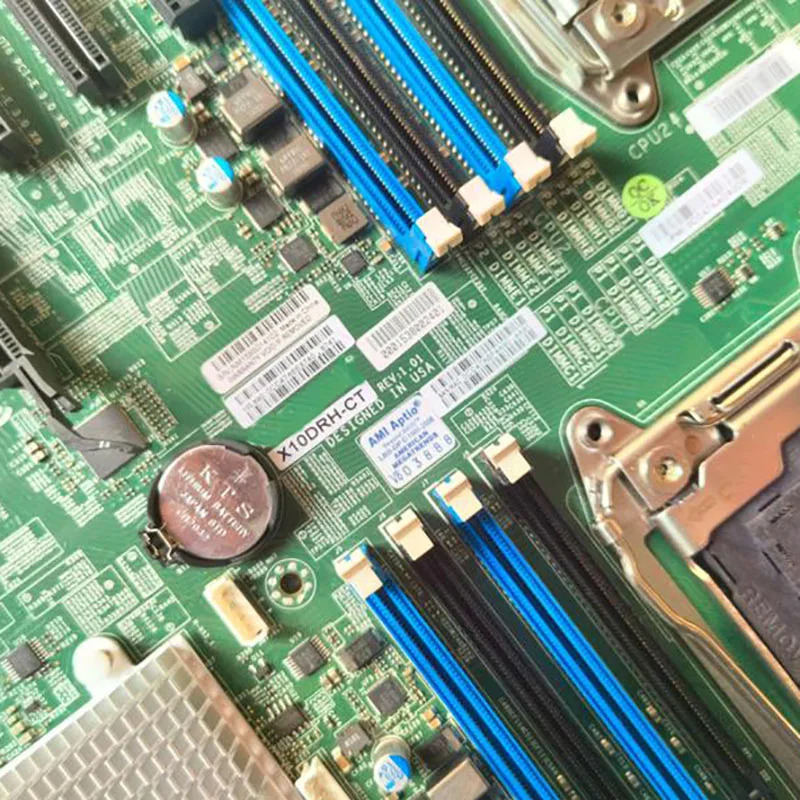 Supermicro 양방향 서버 E- 마더보드X10DRH-CT LGA 2011 intel호환 C612 Xeon E5-2600 v3/v4 군 DDR4 리퍼