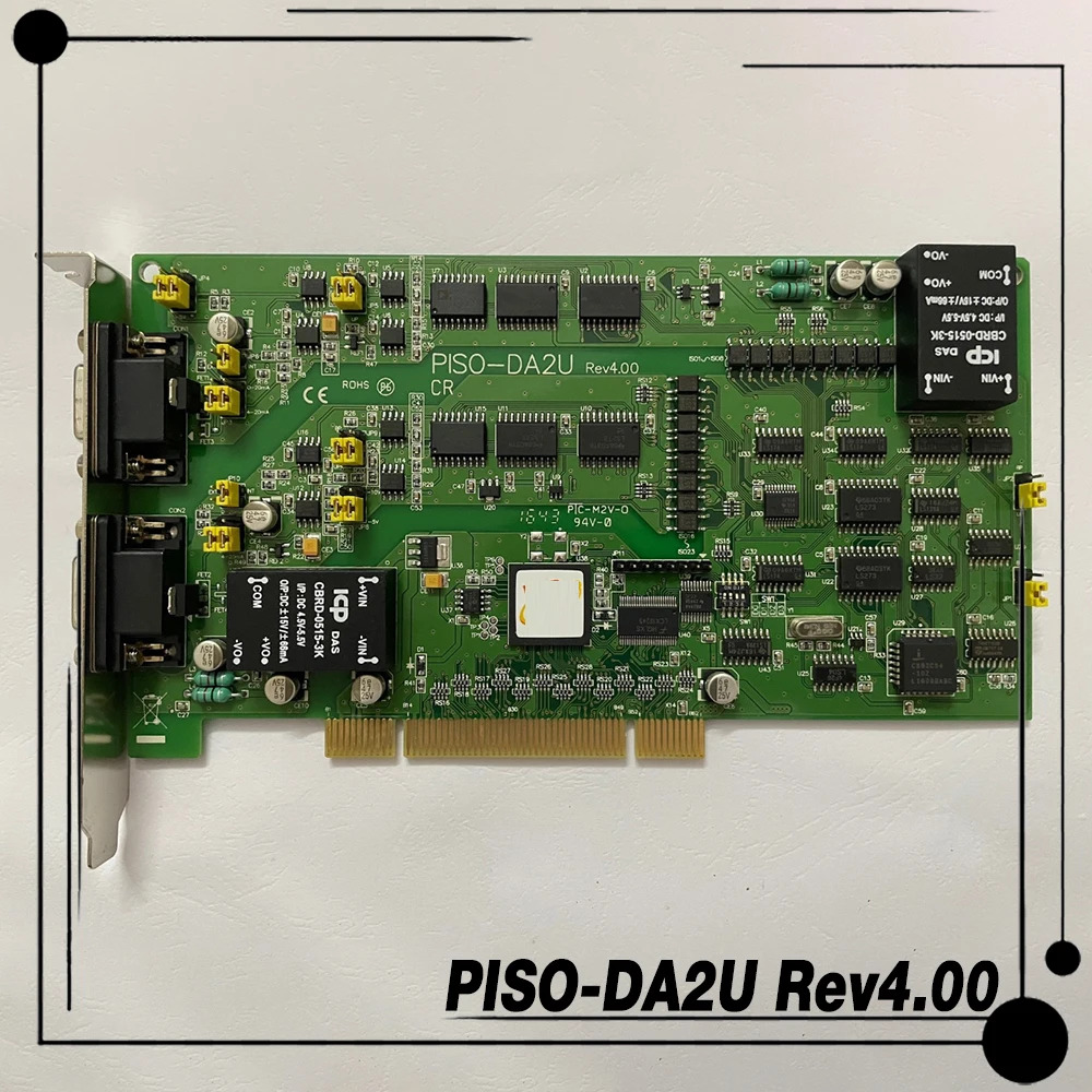 ICPDAS CR 12 비트 아날로그 출력 카드PISO-DA2U Rev4.00