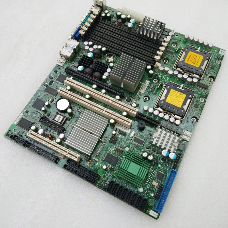 SuperMicro LGA771 5000V 54/53/52/51 SAS/SATA 리퍼 X7DVL-3양방향 서버 마더보드