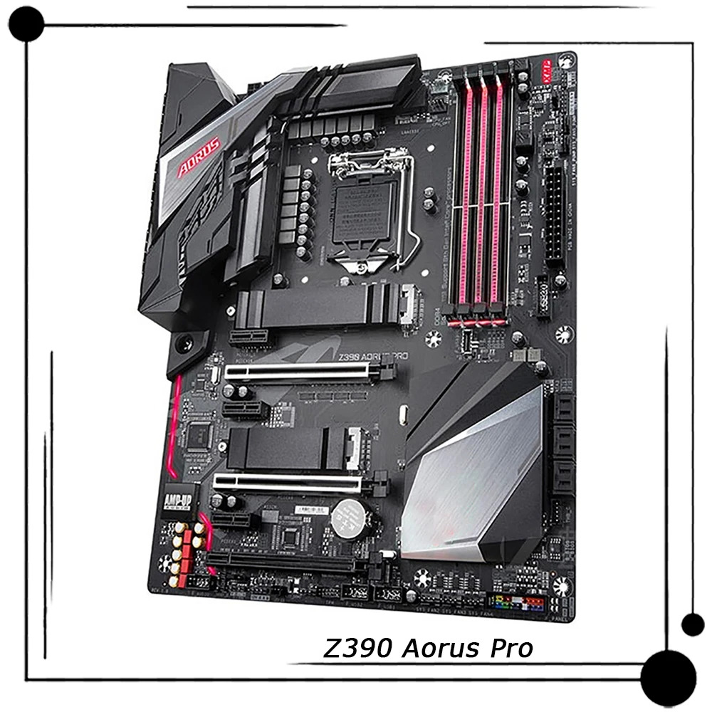 기가 바이트호환 Z390 PCI-E 3.0 LGA 1151 DDR4 64GB 데스크탑 마더보드 Aorus Pro용
