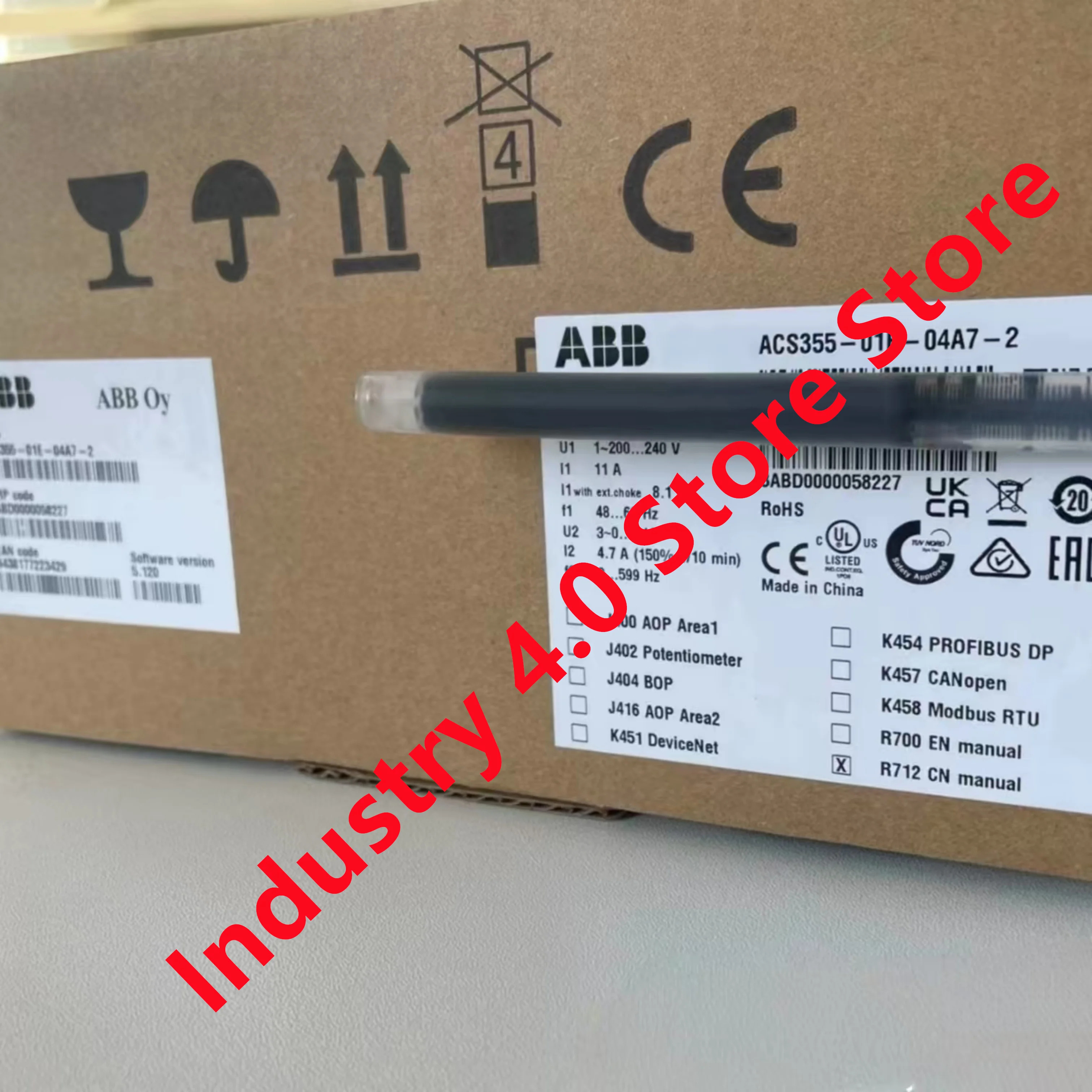 ACS355-01E-04A7-2 ACS355-01E-06A7-2 오리지널 신