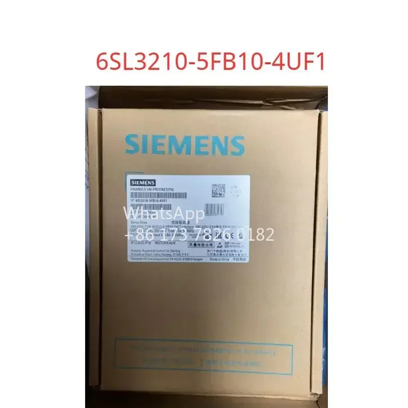 6SL3210-5FB10-4UF1 SINCS V90 PROFINET 입력 전압 200-240V 1/3상 AC -15%/10% 5.0/3.0A 45-66Hz