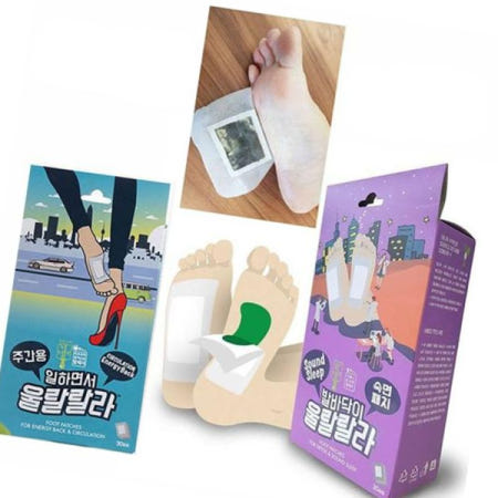 제이엔씨 발패치 울랄랄라 발바닥패치 대형30개-15일분.대나무수액패치