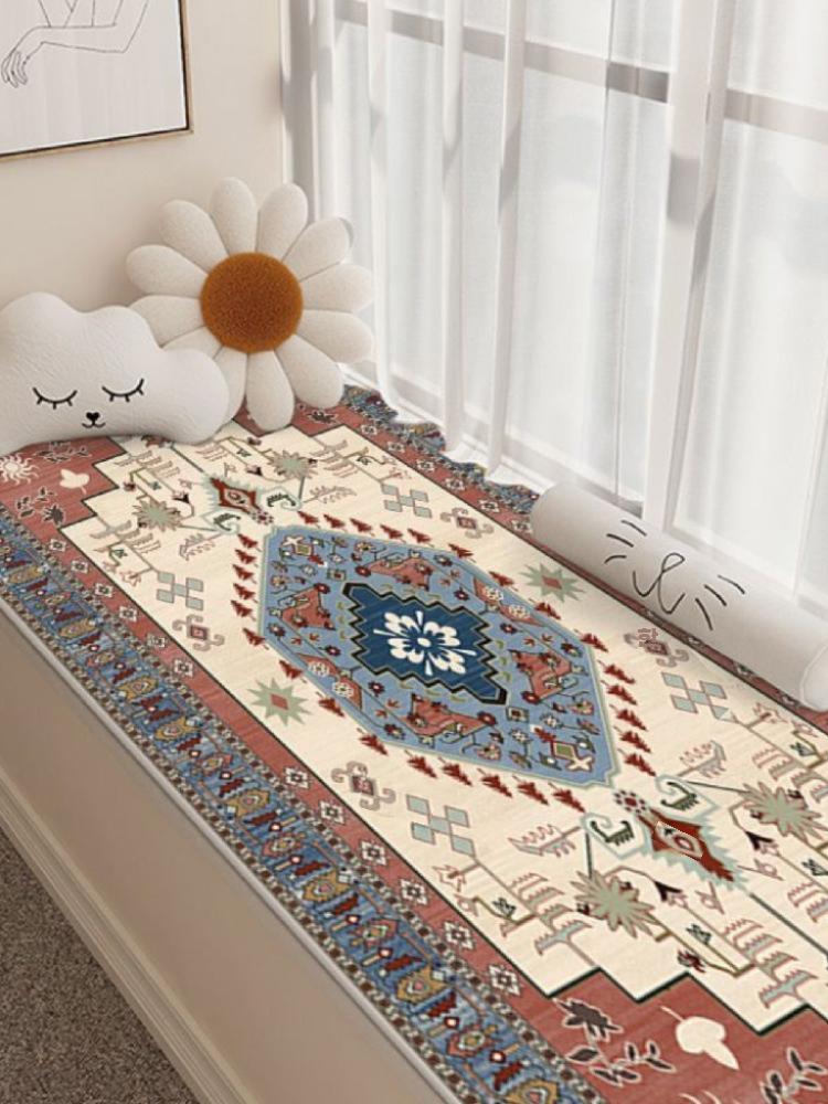 보헤미안 러그 복고풍 패턴 매트 에스닉 카페트 엔틱 A 30x120cm - 상세 이미지 2