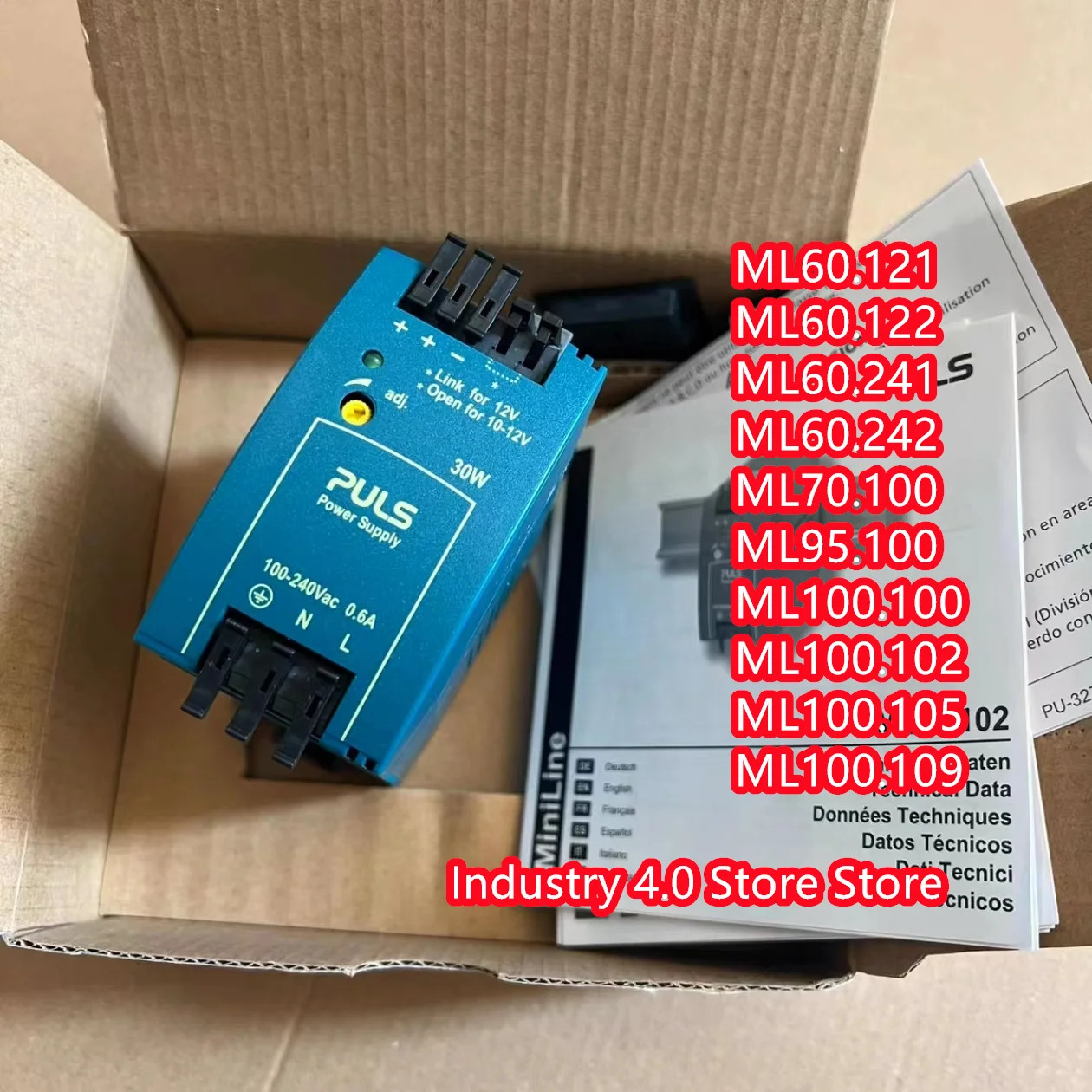 ML70.100ML95.100 단상 시스템 DIN 레일 전원공급장치