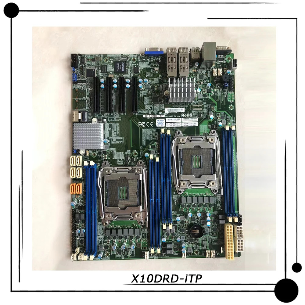 Supermicro 양방향 서버 E- 마더보드X10DRD-iTP 2011 intel호환 C612 Xeon E5-2600 v3/v4 군 DDR4 PCI-E 3.0 완전 리퍼