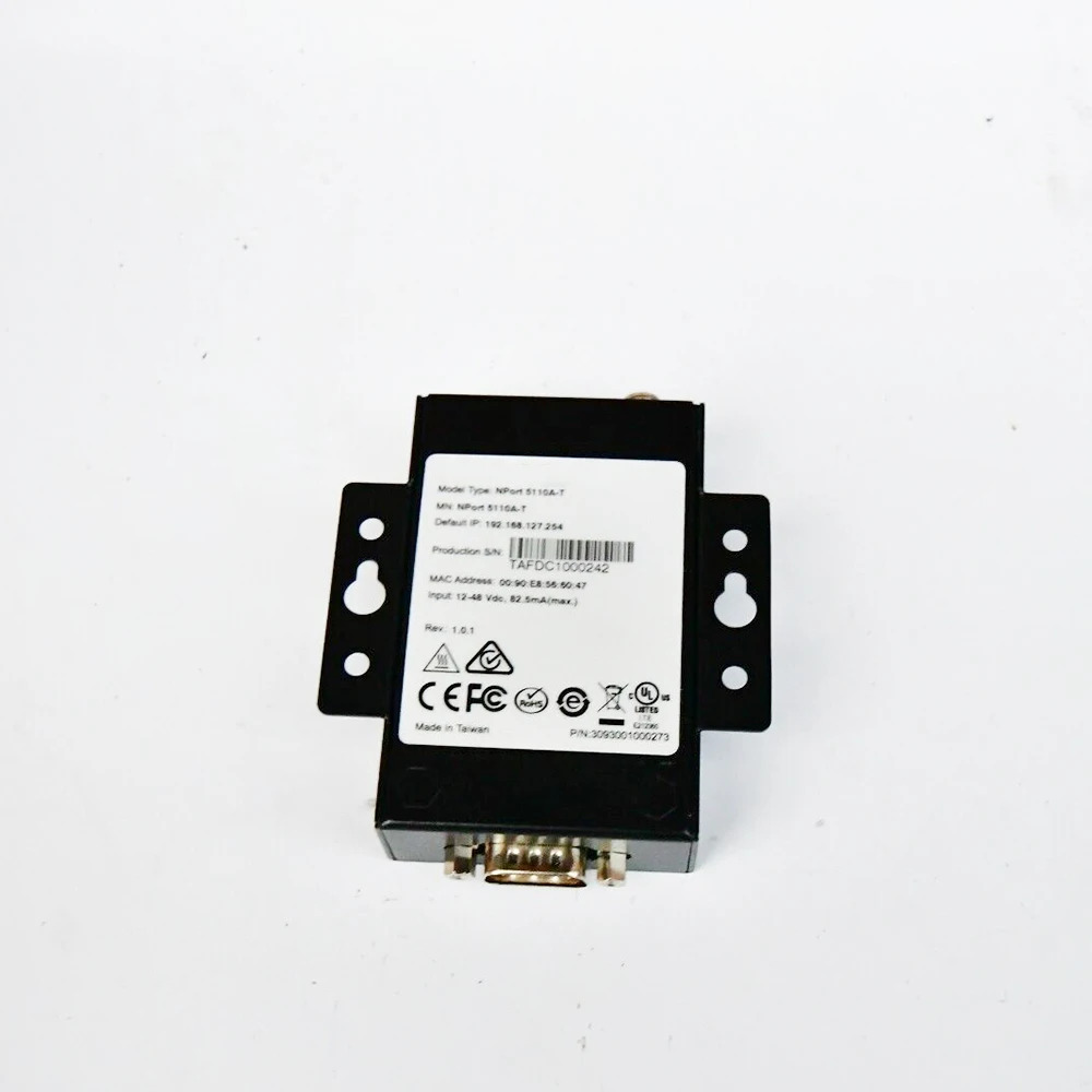 MOXA RS-232 직렬 서버 1 서버NPort 5110A 전원 케이블